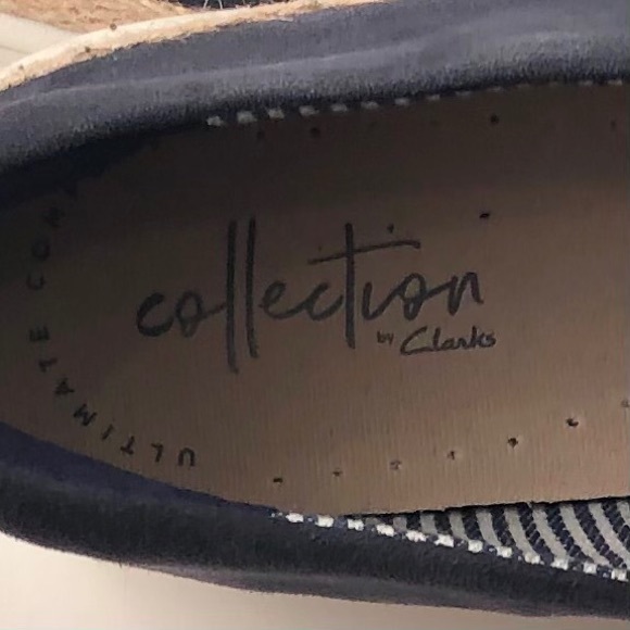 Clarks  Marie Pearl Navy Marine Size 6 - Picture 11 of 12